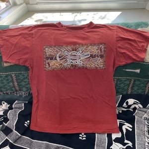Authentic aboriginal crocodile hunt tee